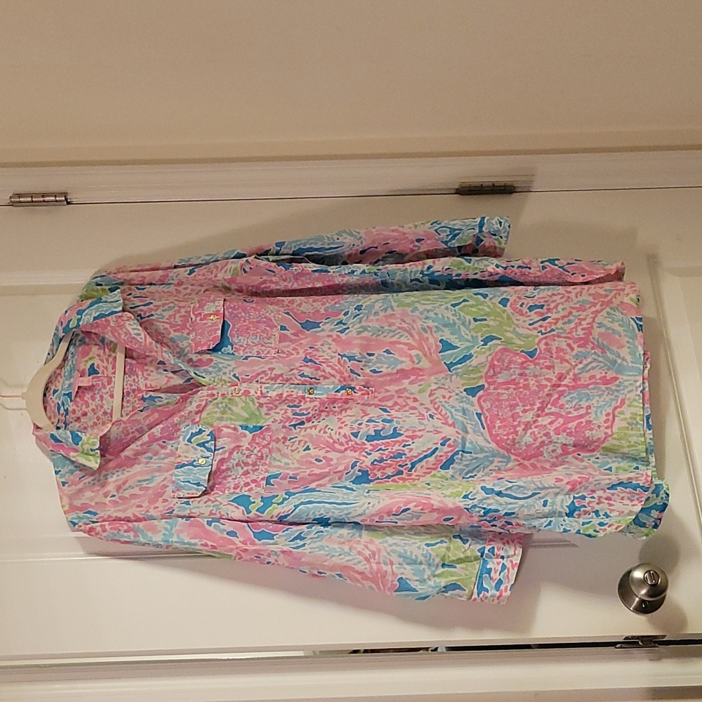 Lilly Pulitzer Sleep Shirt/Cover Up